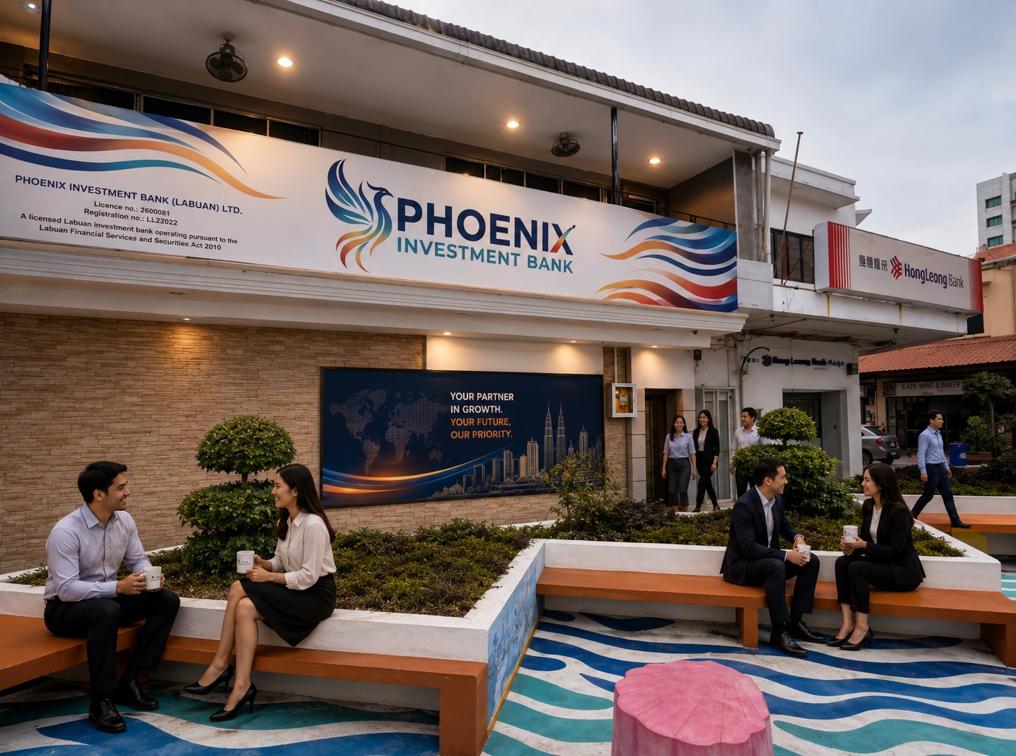 Exterior of Phoenix Investment Bank (Labuan) Ltd.'s Labuan head office